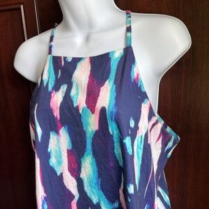 Comfortable colorful midi dress